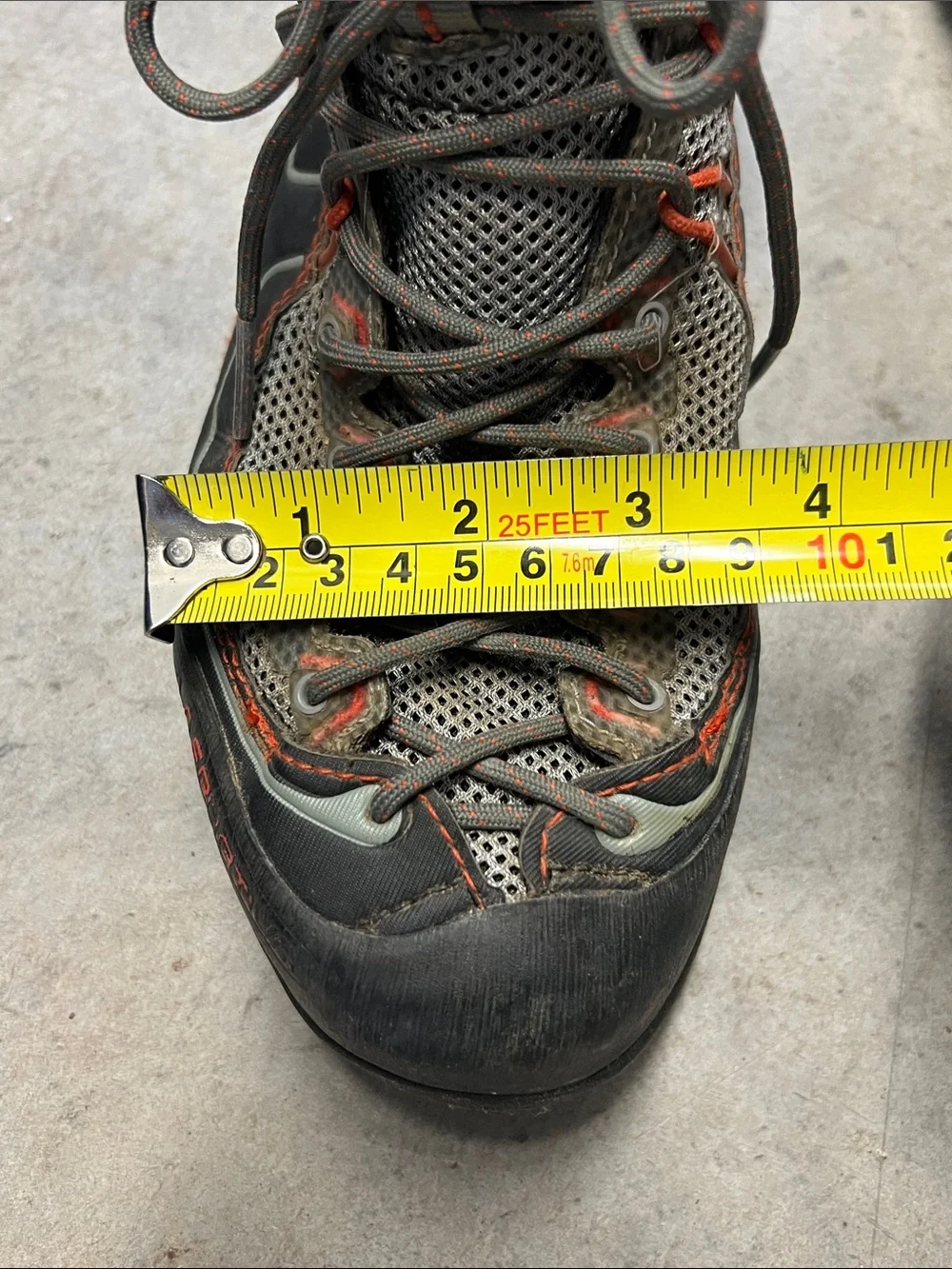La Sportiva Gray and Orange Men's Hiking Boots size 8.5